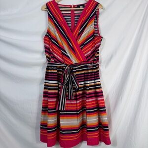 Tommy Hilfiger Colorful Striped Mini Dress